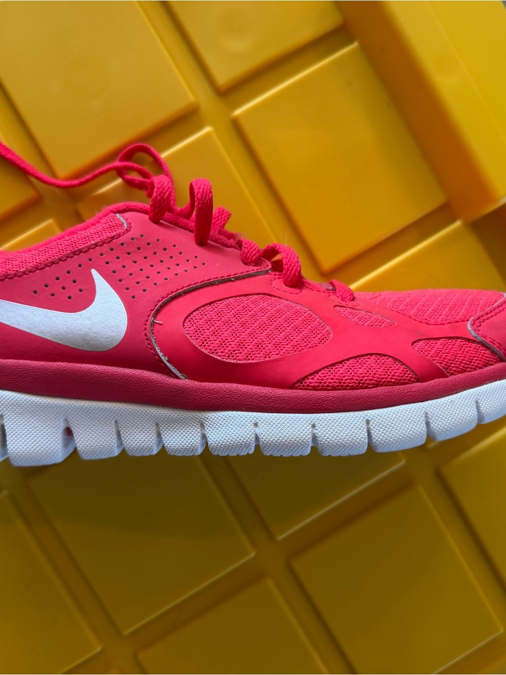 Nike Hot Pink and White Athletic Sneakers
